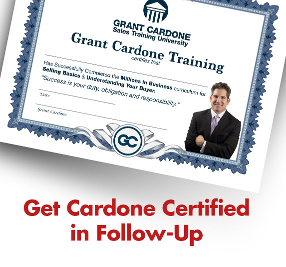 Grant Cardone Follow Up